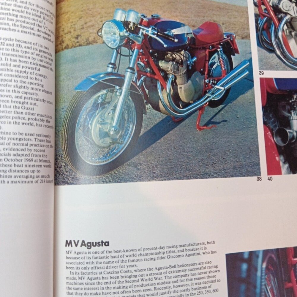 Motorcycles - Color Treasury of Classics & Thoroughbreds - Hardcover - 1973 - Picture 7 of 9